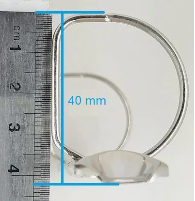 FERRAGENS PARA FICHÁRIOS E PASTAS 4 ARGOLAS D - 30MM