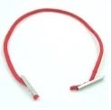 ELÁSTICO COM PONTEIRA COM 23CM - 100 PÇ - VERM